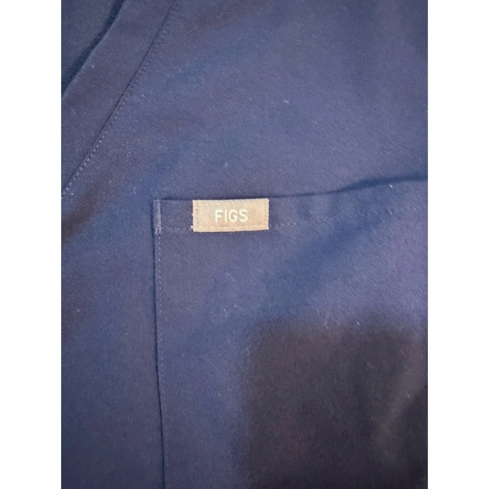 FIGS Technical Women Catarina Top M & Zamora Jogger Pants‎ L Navy & Blue Scrubs